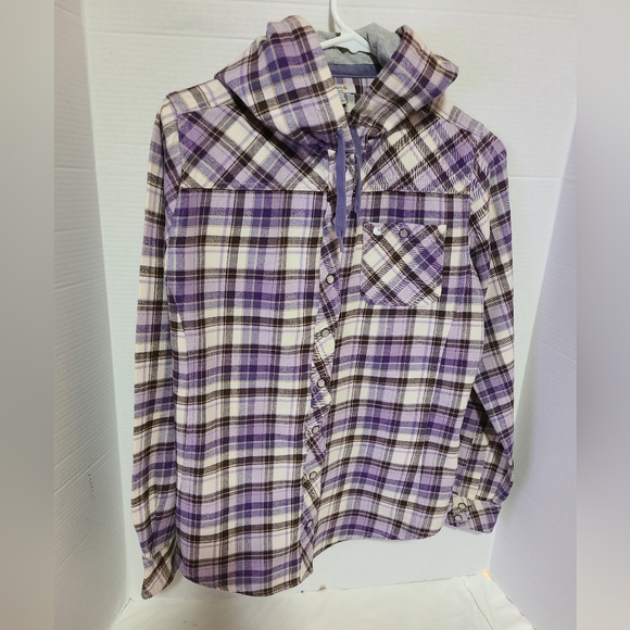 Carhartt Jackets & Blazers - CARHARTT FOR WOMEN WARM FLANNEL HOODED SHIRT SIZE SMALL